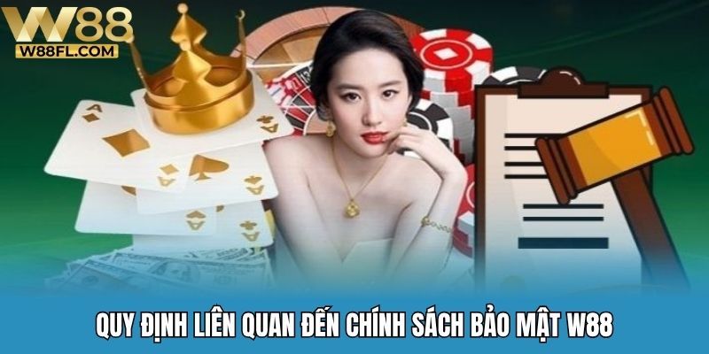 Quy định liên quan đến chính sách bảo mật W88