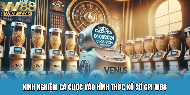 Kinh nghiệm cá cược vào hình thức xổ số GPI W88